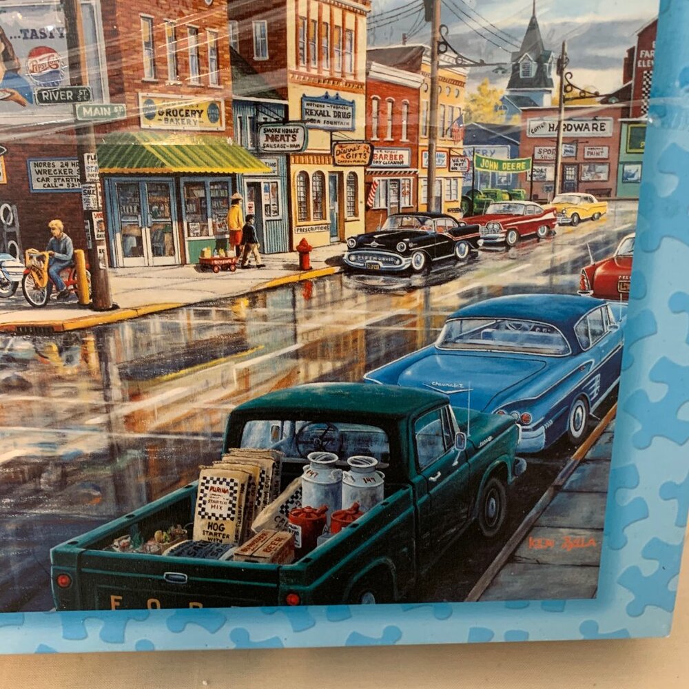 "REFLECTIONS OF MAIN STREET" 1500 PIECE PUZZLE - Picture 3 of 5